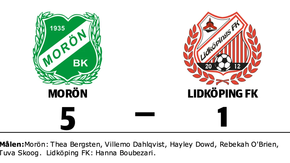 Morön BK vann mot Lidköpings FK