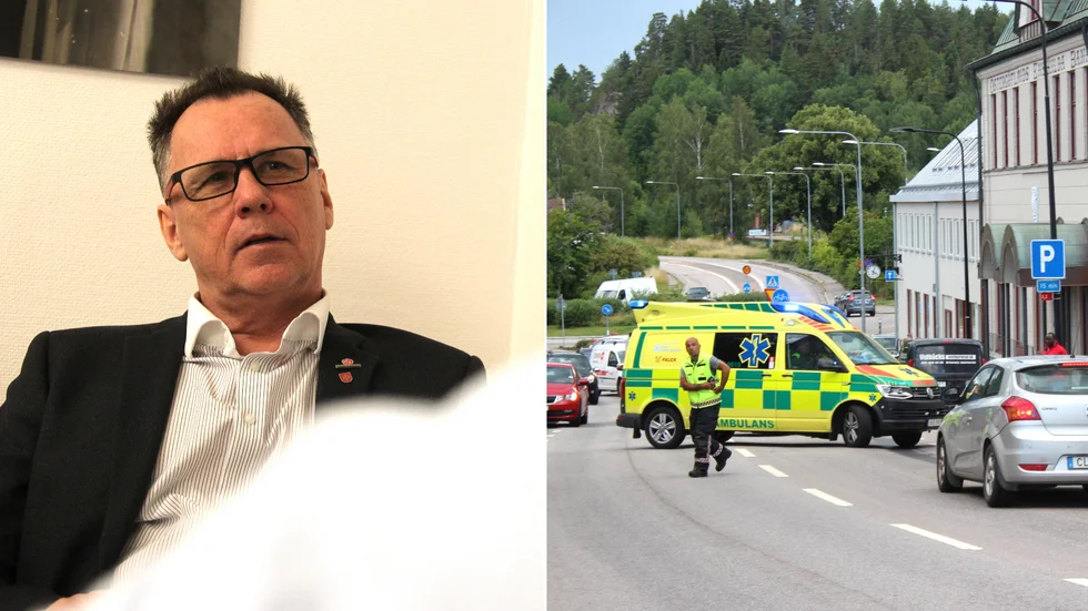 "Vi får utvärder händelsen i den mån den är kopplad till våra verksamheter", konstaterar Kindas kommunalråd Conny Forsberg om knivdådet i Kisa.