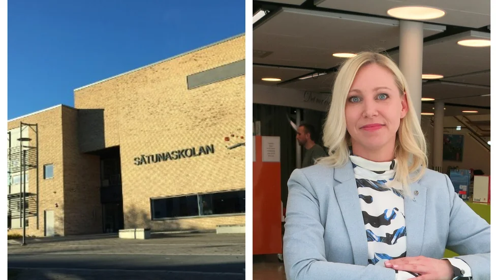Flera i personalen på Sätunaskolan har smittats av covid-19 och många barn är hemma med förkylningssymtom. Pernilla Bergqvist (L), säger att föräldrar med samhällsviktiga jobb kommer att få fritids.