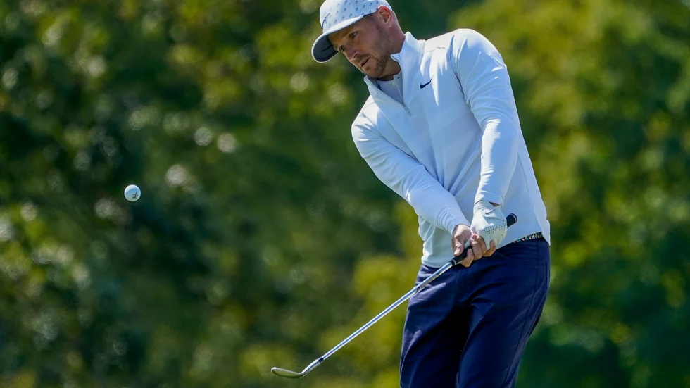 Alex Noréns fina spel har tagit honom till en delad ledning i PGA-tourtävlingen i San Diego. Arkivbild.