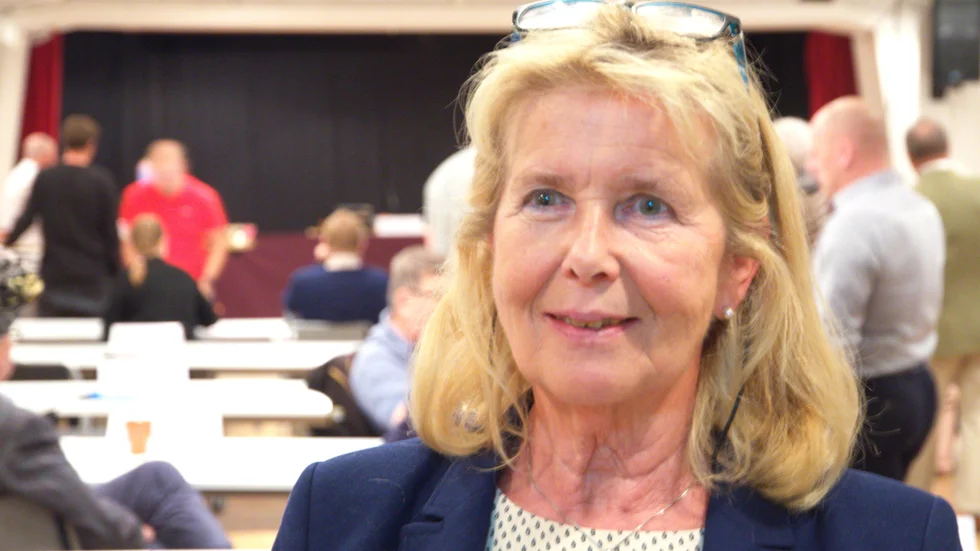Ingrid Jerneborg Glimne är ordförande för Gnestahem. Bostadsbolaget föreslår en hyreshöjning med 13,61 procent. Arkivbild