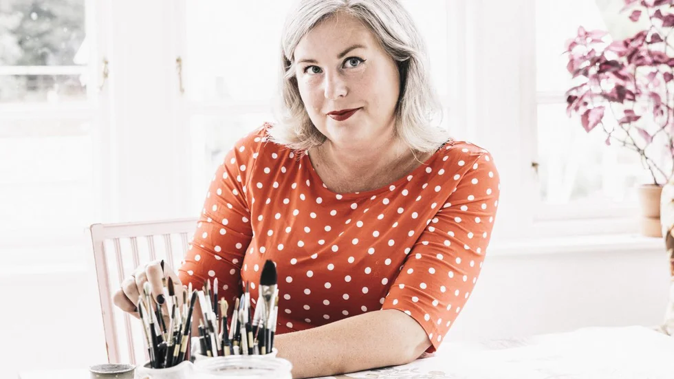 ”Jag är en bildmänniska, jag vill säga något med bilder istället för ord”, säger Hanna Wendelbo.