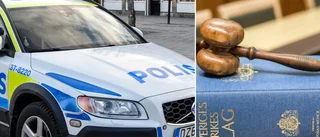 Krossade vindrutan på polisbil efter krogbråk