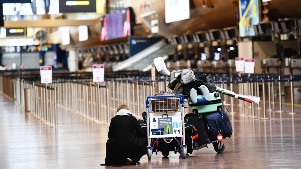 Antalet resenärer via Arlanda under föregående månad minskade med drygt 65 procent jämfört med juli 2019.