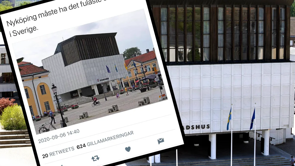 Framröstad som Nyköpings fulaste byggnad och kritik på Twitter. Stadshuset i staden får ta mycket stryk. 