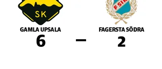Gamla Upsala tog rättvis seger mot Fagersta Södra