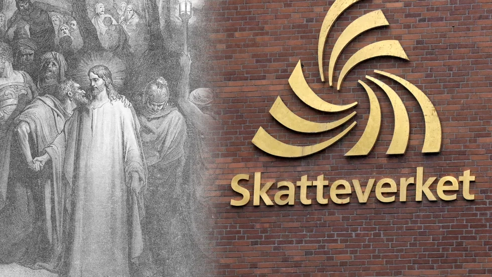 Judaskyssen illustrerad av den franska konstnären Gustave Dore.