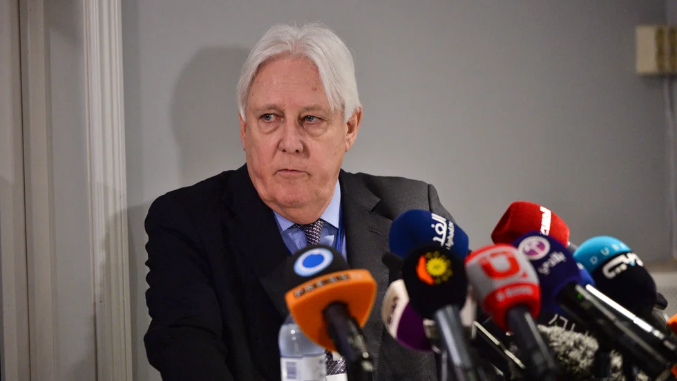 Martin Griffiths är FN:s sändebud för Jemen. Arkivbild.