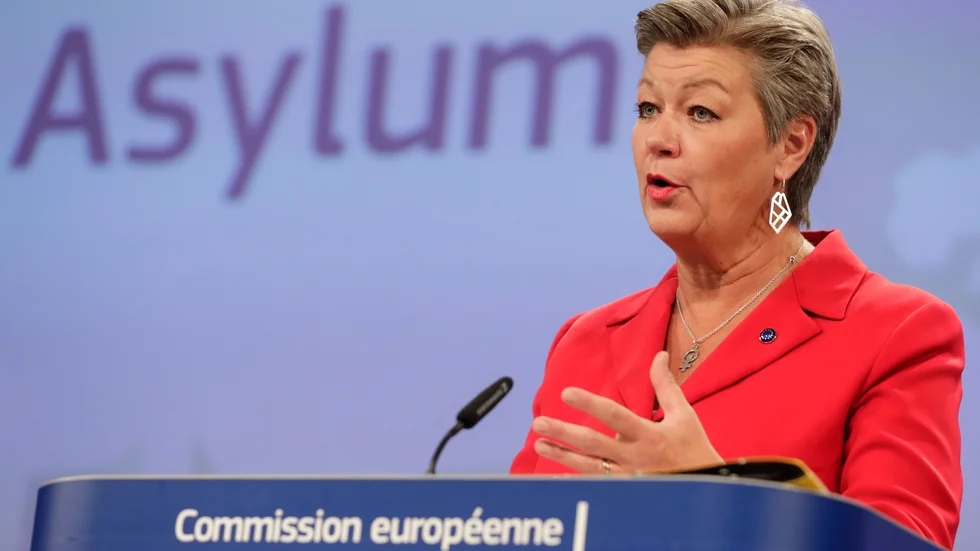 EU:s asyl- och inrikeskommissionär Ylva Johansson. Arkivfoto.