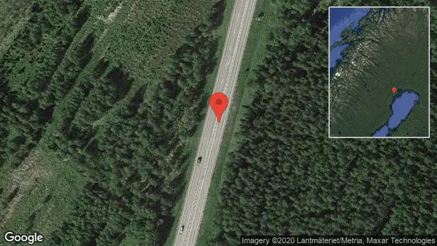 Stopp på E4 på grund av en trafikolycka