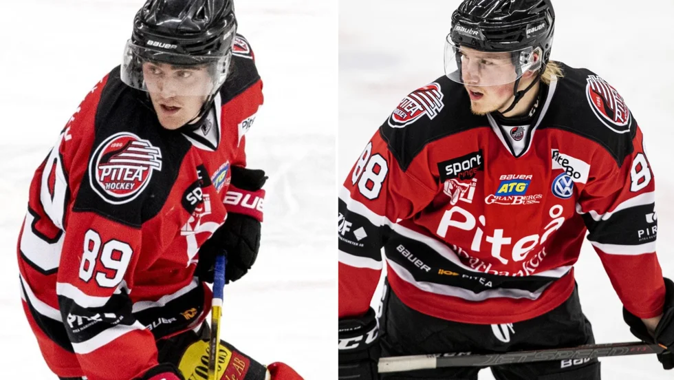Arvid Bäckström och Ludvig Warg har skrivit på flerårskontrakt för Piteå Hockey. 