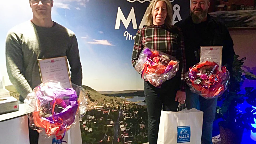 Adam Linder, Anna Stenberg Tjärnlund och Lars Tjärnlund prisades på Gomorron Malå, som hölls på Malåborg och även genomfördes digitalt.