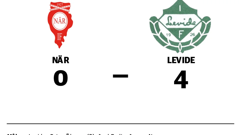 När IF förlorade mot Levide IF
