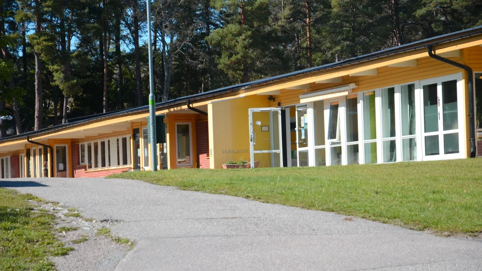 Sexorna på Skärlagsskolan fick stanna hemma på måndagen.