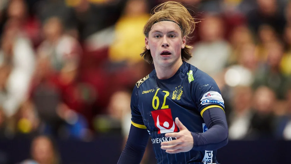 IFK Kristianstads och landslagets högersexa Valter Chrintz flyttar Berlin. Arkivbild.
