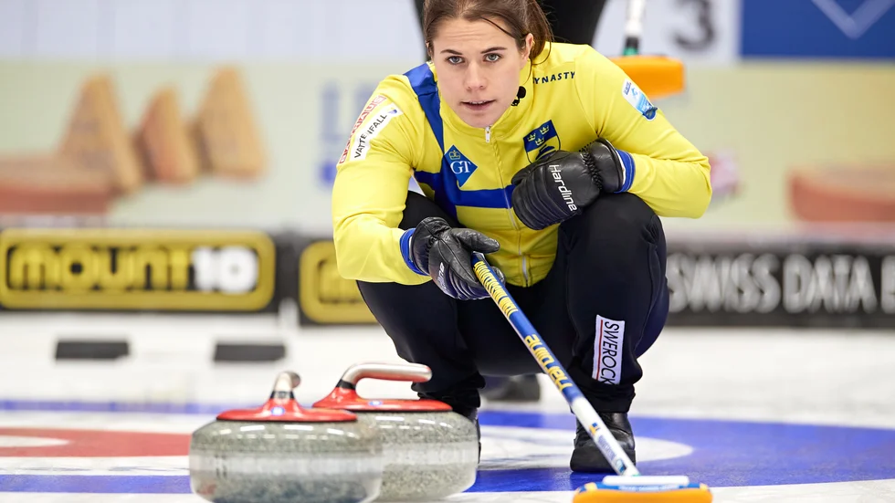 Sverige är klart för VM – trots att EM ställs in. På bilden: Anna Hasselborg. Arkivbild.