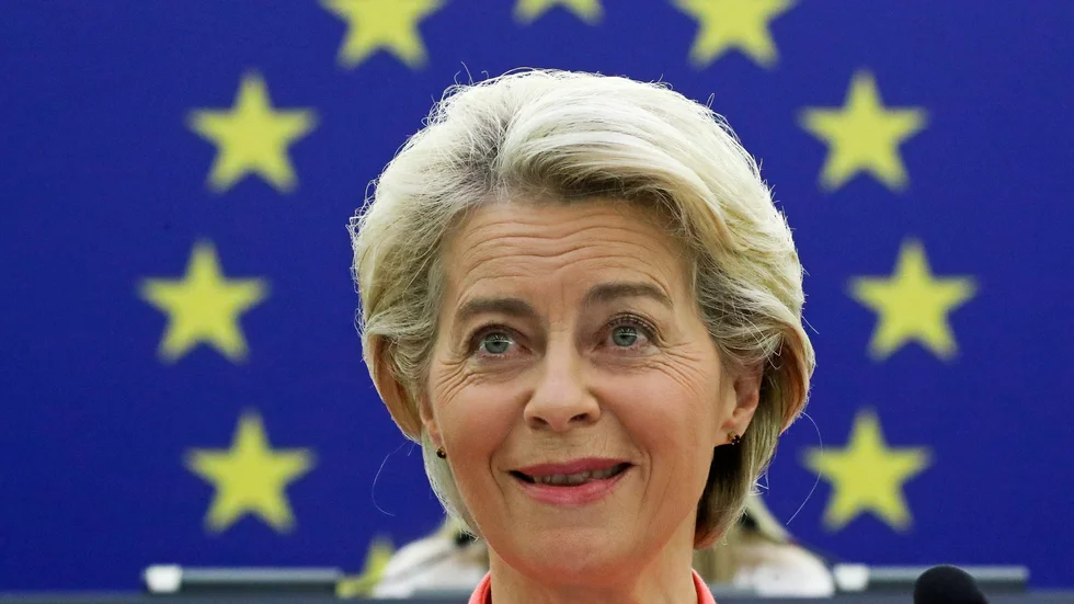 EU-kommissionens ordförande Ursula von der Leyen.