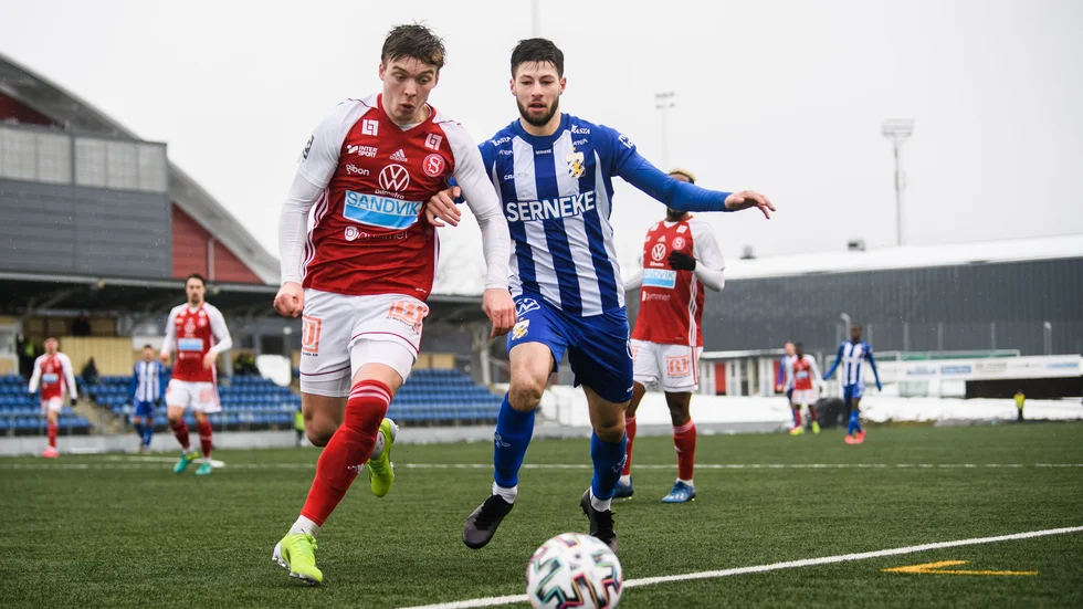 Gustav Thörns Sandviken mötte IFK Göteborg i den svenska cupen i våras.