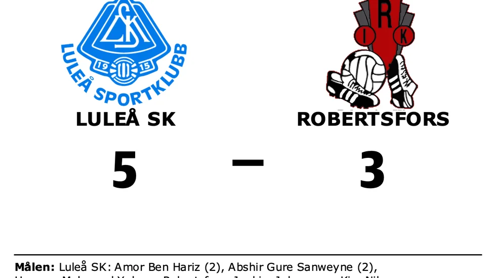 Luleå SK vann mot Robertsfors