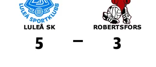 Klar seger för Luleå SK mot Robertsfors på Hertsö IP