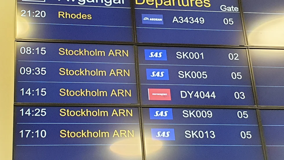SAS utökar trafiken till Arlanda från maximalt sju till nio.