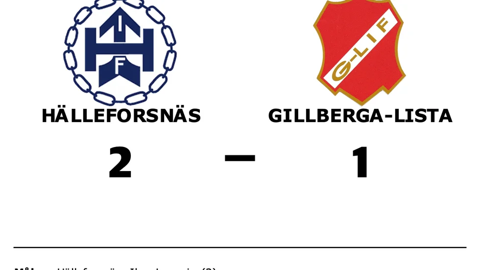 Hälleforsnäs vann mot Gillberga-Lista