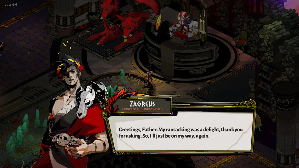 "Hades" är berättelsen om Zagreus, son till dödsrikets konung Hades och sonens försök att slå sig fri från sin far. Pressbild.