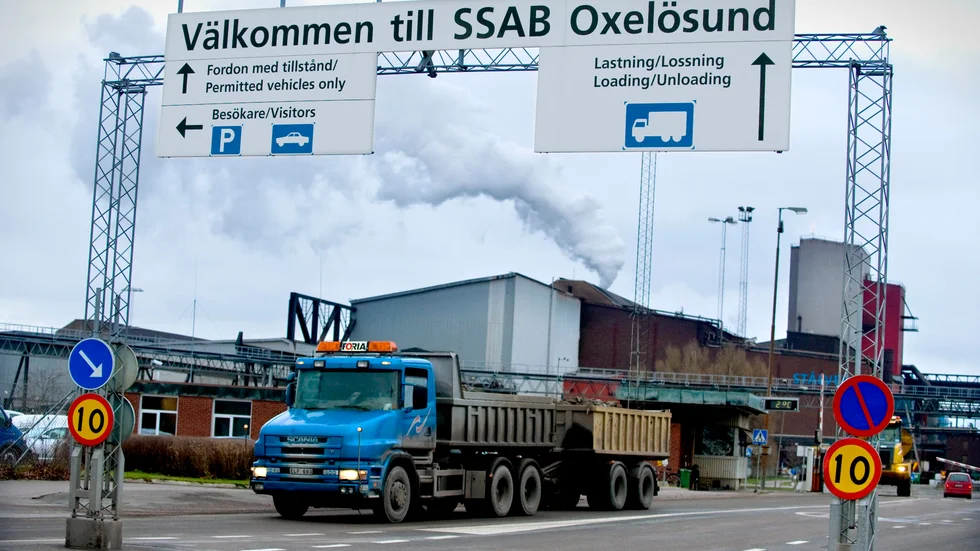 I SSAB i Oxelösund har det första fossilfria stålet producerats.