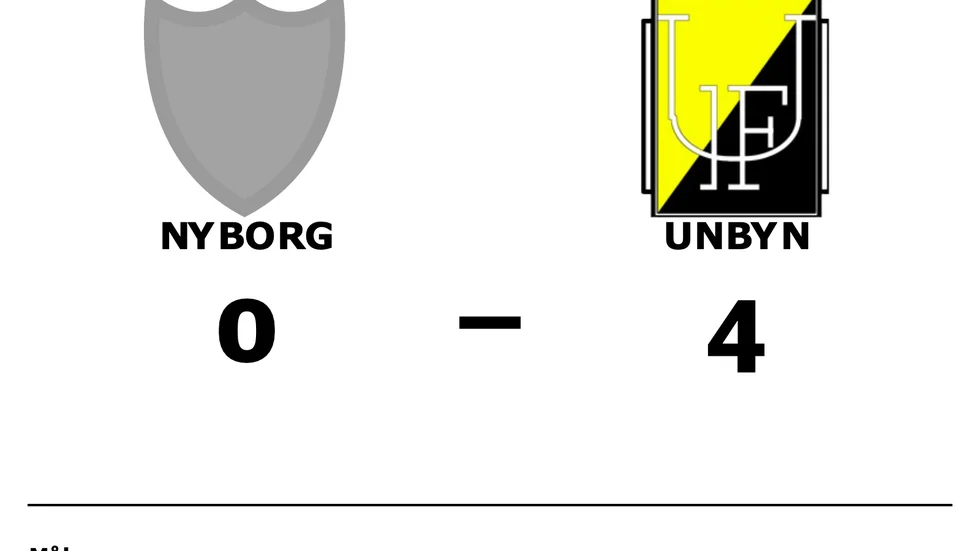 Nyborg förlorade mot Unbyn