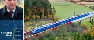 Statsministern om planerna på att tidigarelägga Norrbotniabanan: "Det kommer inte att räcka"