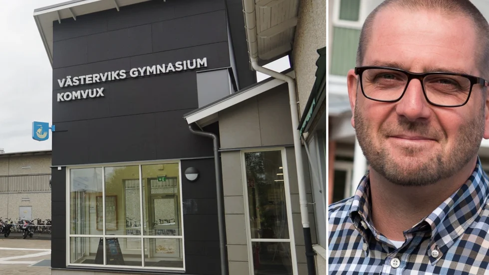Jörgen Jonsson säger att vakterna hyrts in för att dämpa oro på skolan.