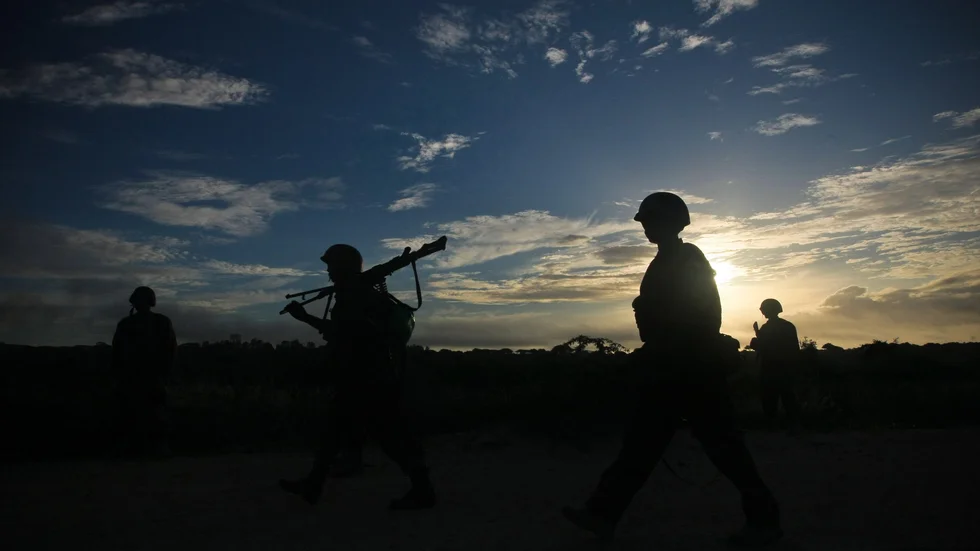 Fem soldater från Uganda döms för att ha dödat civila i Somalia. Arkivbild.