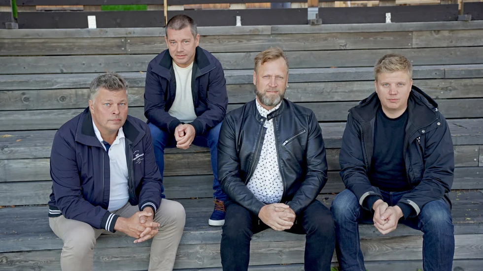 Nya Leab luftbehandling består av delägarna Magnus Rönnberg, Niklas Nyström, Stig Andersson och Patrik Olovsson.