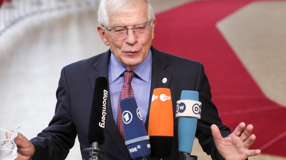 EU:s utrikeschef Josep Borrell vill öka EU:s militära kapacitet. Arkivfoto.