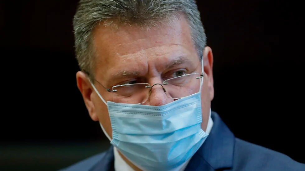 Slovakiske kommissionären Maros Sefcovic är ansvarig för brexitfrågor i EU-kommissionen. Arkivfoto.