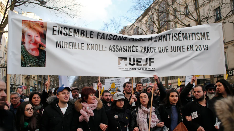 Mordet på den 85-åriga judiska kvinnan Mireille Knoll väckte stor vrede och uppmärksamhet i Frankrike när det begicks 2018. Dels för att det var brutalt och dels för att det bar antisemitiska förtecken. På onsdagen dömdes mördaren till livstids fängelse. Arkivbild.