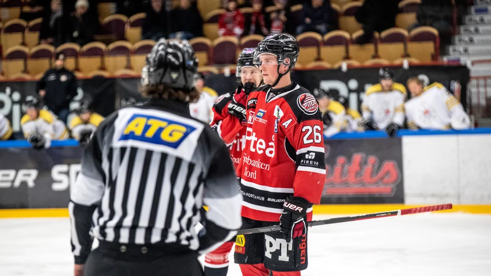 Det blir inget spel i Piteå Hockey i vinter för Emil Wrenman.