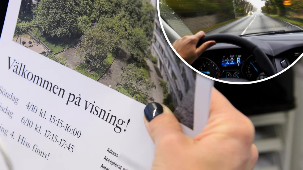 Mäklaren på bilden är inte personen som nu varnas av FMI. 