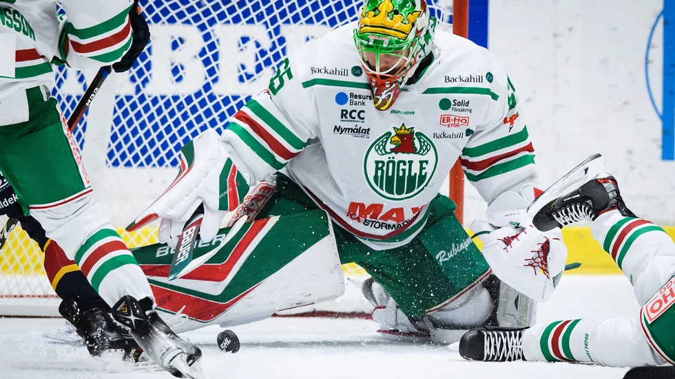 Rögles målvakt Christoffer Rifalk. Arkivbild.