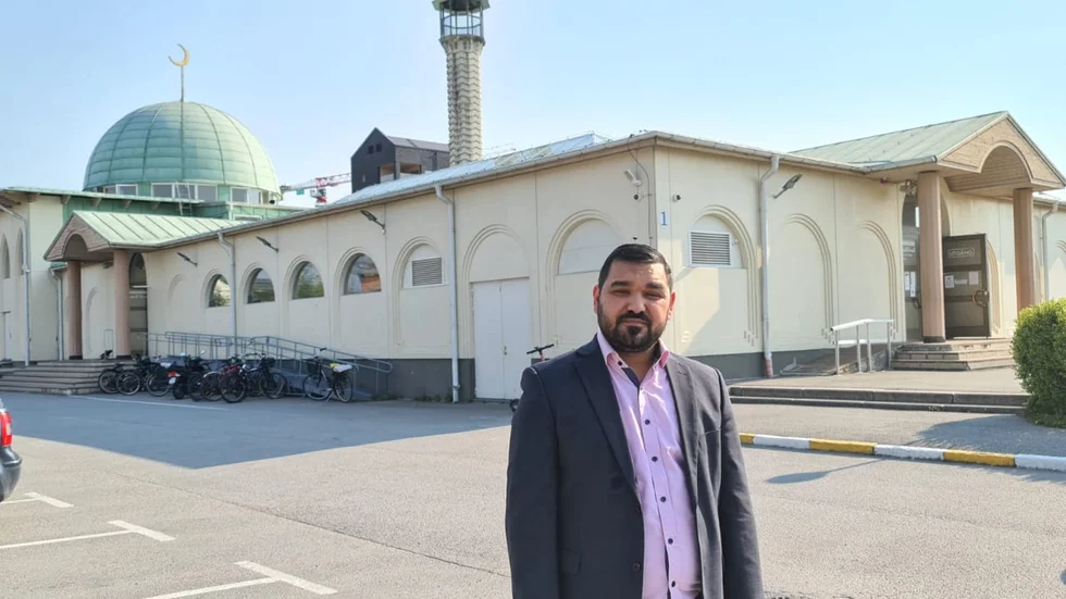 Yaser Abu Jheisheh är talesperson för moskén i Uppsala.