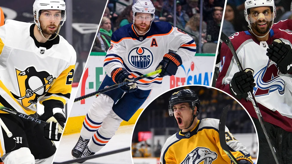 Marcus Pettersson, Adam Larsson, Pierre-Edouard Bellemare och Viktor Arvidsson är alla med i kampen om Stanley Cup-bucklan.