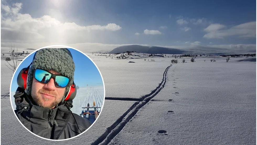 "Det är en livsstil just det här att ta sig ut på skidor och uppleva de här vidderna och vildmarken. Det är verkligen sorgligt att den viktigaste tiden försvinner", säger Magnus Nyström.