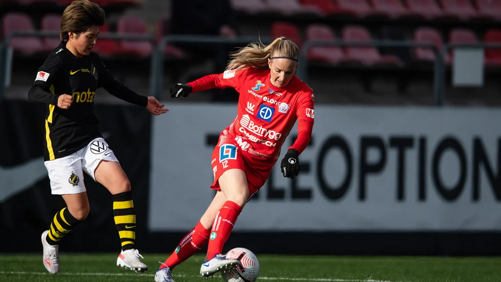 Petra Johansson och hennes LFC har match mot Piteå på torsdagseftermiddagen.
