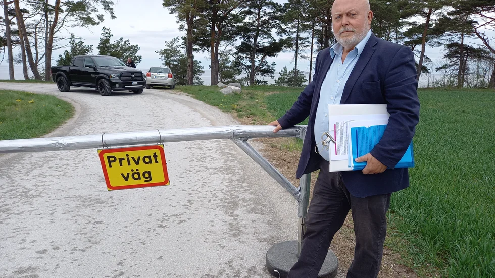 Anders Thomasson, vägblockad