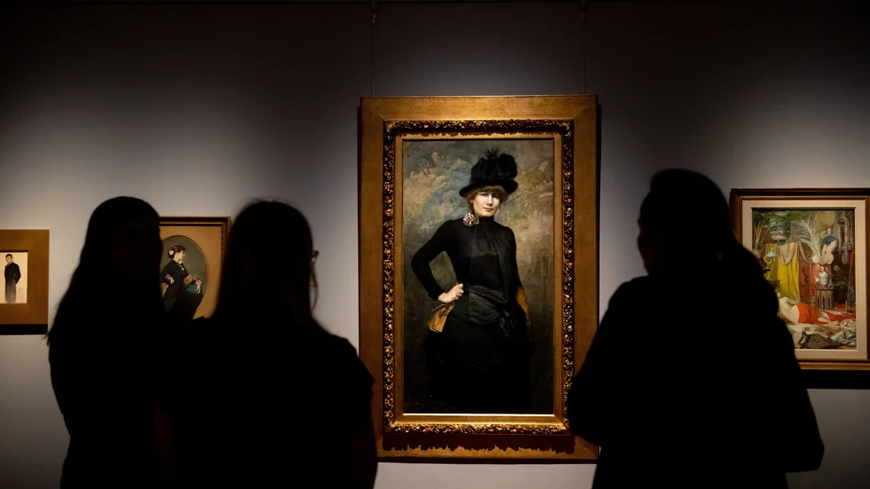 Jenny Nyströms självporträtt från 1884 visas på utställningen "Ett eget rum" på Prins Eugens Waldemarsudde.