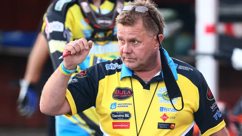 Morgan Andersson är lagledare för Västervik och var mannen som ledde Smederna till klubbens senaste serieseger.