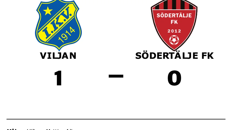 IK Viljan Strängnäs vann mot Södertälje FK