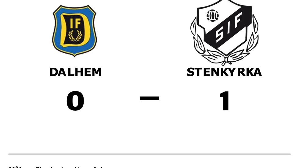 Dalhem IF förlorade mot Stenkyrka IF