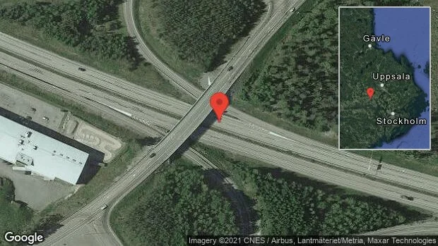 Flera fordon i olycka på E18