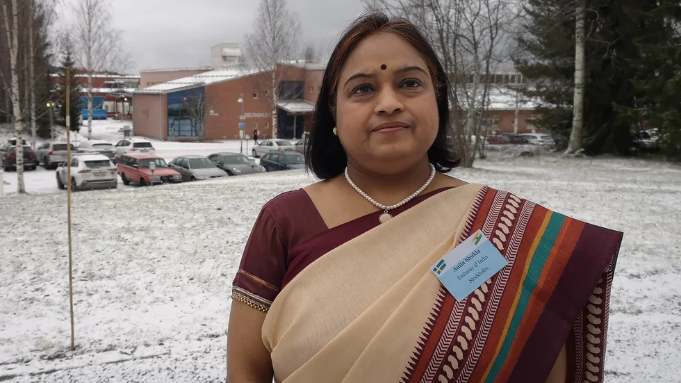 Anita Shukla, indiska ambassaden i Stockholm, ser stora möjligheter för samarbeten och utbyten mellan länderna.